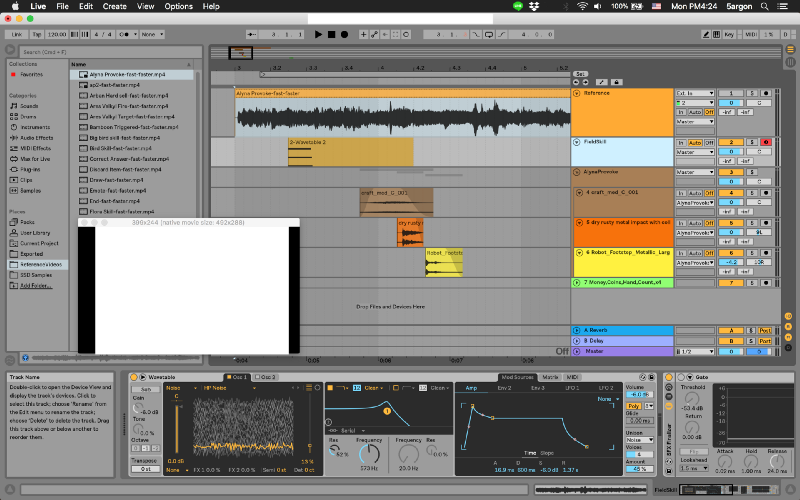 Preprocess a reference video for working with Ableton Live